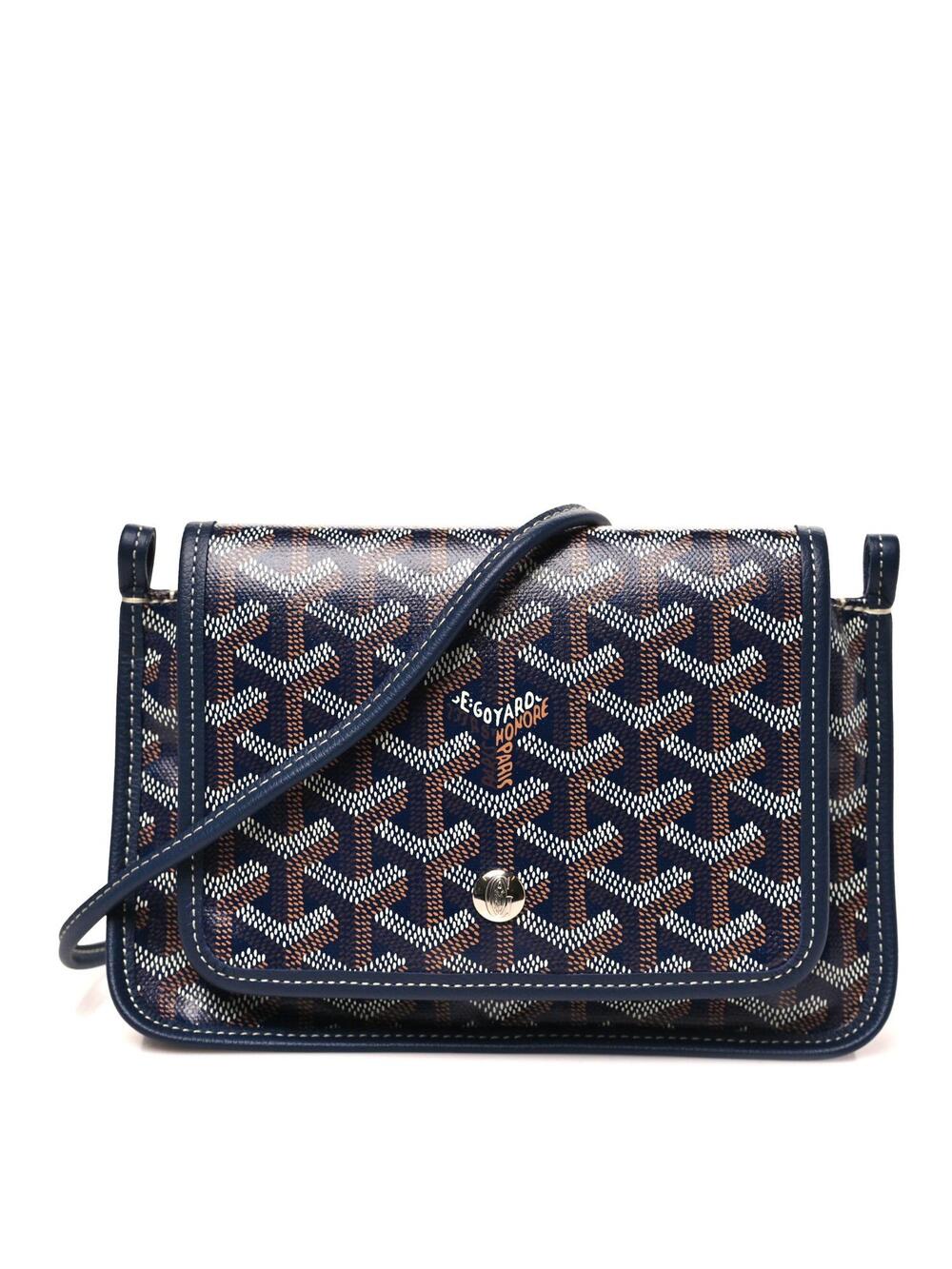 Goyardine Plumet Wallet Clutch Navy #350377G17B
